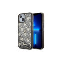 Guess Guess Liquid Glitter 4G Transculent case for iPhone 14 - black Guess Guess Liquid Glitter 4G Transculent case for iPhone 14 - black