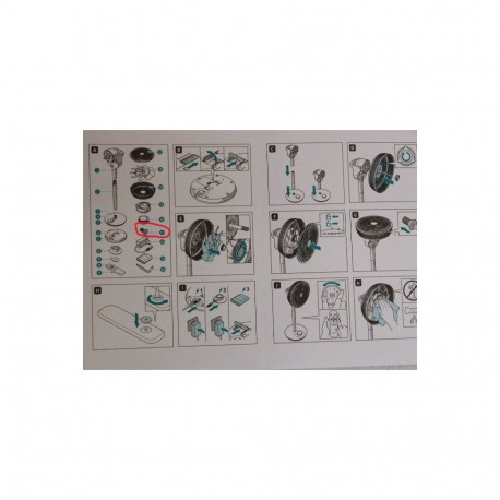 Duux SALE OUT. Whisper Flex Smart Fan with Battery Pack, Black | | Smart Fan | Whisper Flex Smart Bl