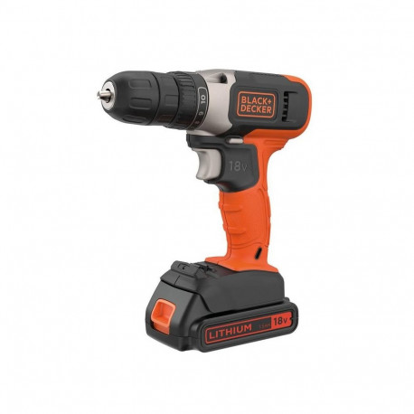 Black & Decker | Cordless Drill Driver | BCD001C1-QW | 18 V | 1.5 Ah | Lithium