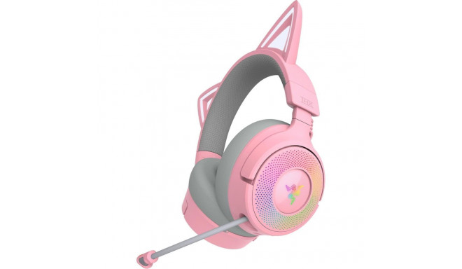 Razer Headset | Kraken Kitty V3 Pro | Wireless/Wired | Over-Ear | Wireless | Quartz