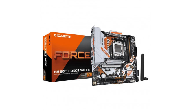 Gigabyte Mainboard||AMD B850|SAM5|Micro-ATX|Memory DDR5|Memory slots 2|B850MFORCEWF6E