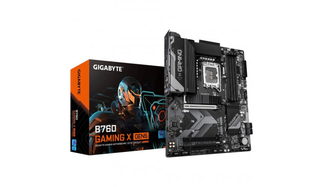 Gigabyte Mainboard||Intel B760 Express|LGA1700|ATX|Memory DDR5|Memory slots 4|B760GAMINGXGEN5