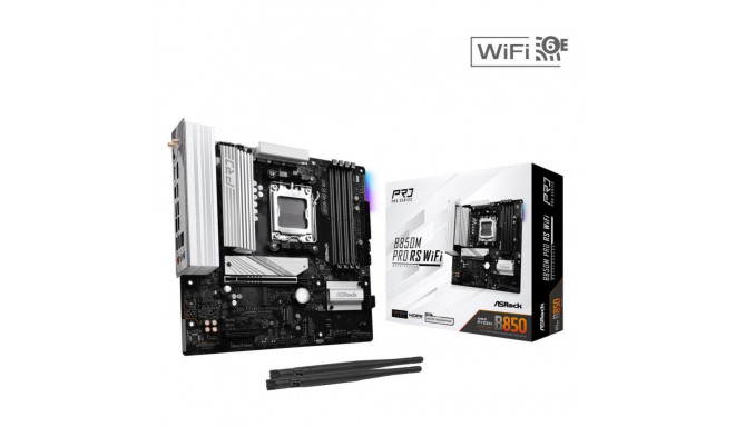 Asrock Mainboard||AMD B850|SAM5|Micro-ATX|Memory DDR5|Memory slots 4|1xPCI-Express 4.0 4x|1xPCI-Expr