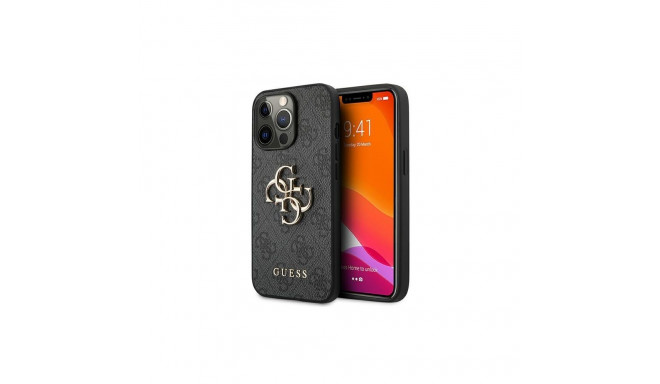 Guess Guess GUHCP13X4GMGGR iPhone 13 Pro Max 6.7" grey/grey hardcase 4G Big Metal Logo