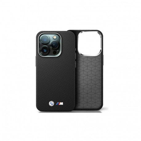 BMW BMW M Edition Kevlar Wrapped Metal iPhone 16 Pro Max Case - Black