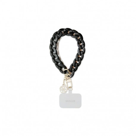 Guess Guess GUOUCBMC4MK Universal Big Hand Strap case - black Acrylic 4G Charm