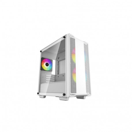 Deepcool ARGB Micro-ATX CASE CC360 White, Mini-ITX / Micro-ATX, 4, Power supply included No, 1x USB3