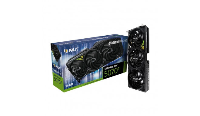 Palit Graphics Card||NVIDIA GeForce RTX 5070 Ti|16 GB|GDDR7|256 bit|PCIE 5.0 16x|GPU 2295 MHz|Triple