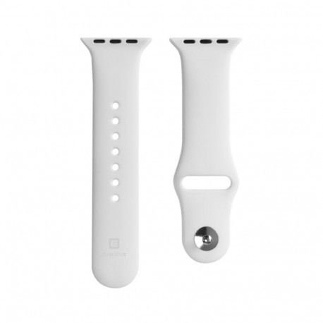 Evelatus Apple Watch 38/40/41mm Silicone Loop Watch Straps (110mm S/M) White