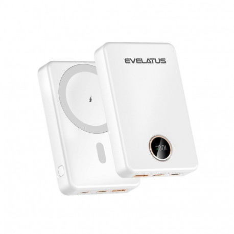 Evelatus Evelatus Wireless Power Bank 22.5W 10000 mAh Type-C White