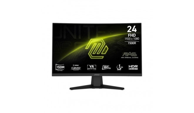 MSI LCD Monitor||MAG 244C|23.6"|Gaming/Curved/Frameless|Matte|Panel VA|1920x1080|16:9|180Hz|1 ms|MAG
