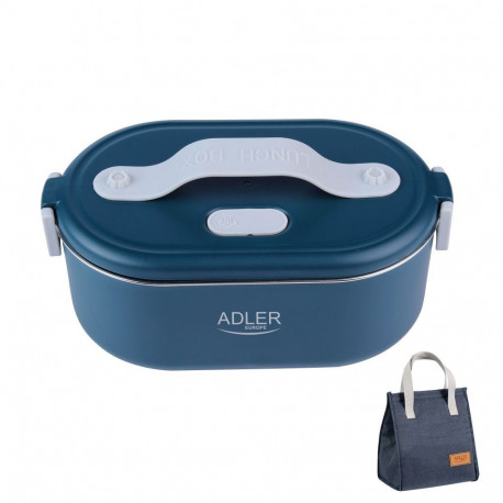 Adler | Electric lunch box with thermal bag | AD 4522 | 0.8 L | Plastic/Stainless steel | Blue | Lid