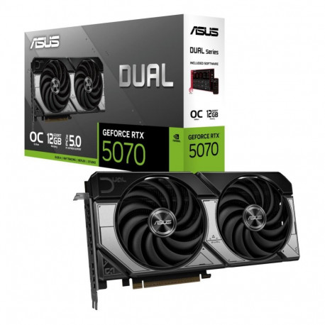 Asus Graphics Card||NVIDIA GeForce RTX 5070|12 GB|GDDR7|192 bit|PCIE 5.0 16x|Dual Slot Fansink|1xHDM