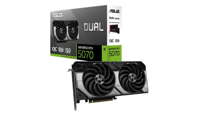 Asus Graphics Card||NVIDIA GeForce RTX 5070|12 GB|GDDR7|192 bit|PCIE 5.0 16x|Dual Slot Fansink|1xHDM