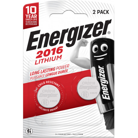 Energizer patarei Lithium CR2016 BP2