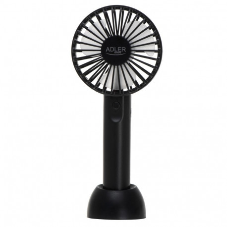Adler Mini USB Fan | AD 7338 | Desk fan | Black | Diameter 7 cm | Number of speeds 3