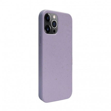 iLike kaitseümbris Apple iPhone 12/12 Pro Silicone Plastic Case Eco Print Design, flower purple