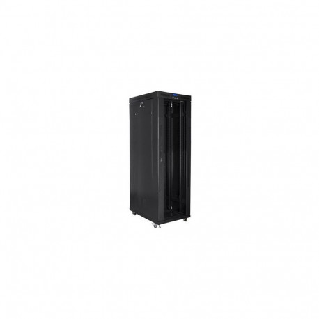 Lanberg Rack cabinet 19" free-standing 42U/800x1000 (flat pack) with glass door lCD V2, black |