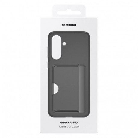 Samsung - Samsung Card Slot Case EF-OA366TBEGWW with Card Slot for Samsung Galaxy A36 5G - Black