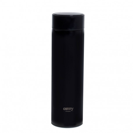 Adler | Thermal Flask | CR 4507bk | Capacity 0.473 L | Material Stainless steel/Silicone | Black