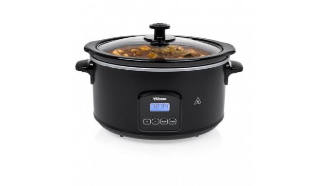 Tristar Digital Slowcooker VS-3920 210 W, Stainless steel, 4.5 L, Number of programs 4, Black
