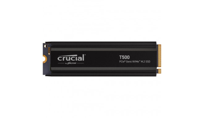 Crucial SSD||T500|1TB|M.2|PCIe Gen4|NVMe|3D NAND|Write speed 6800 MBytes/sec|Read speed 7300 MBytes/