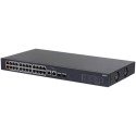 DAHUA Switch||CS4226-24ET-240|Desktop/pedestal|Rack 1U|24x10Base-T / 100Base-TX|2x10/100/1000BASE-T/