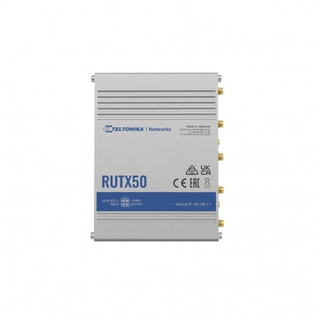 Teltonika INDUSTRIAL 5G ROUTER | RUTX50 | 802.11ac | 867 Mbit/s | 10/100/1000 Mbps Mbit/s | Ethernet