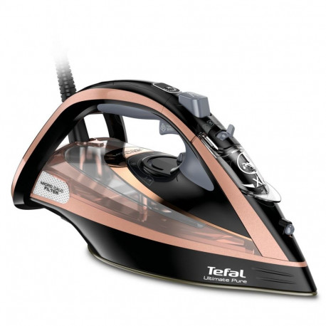 TEFAL Steam Iron FV9845 3200 W, Water tank capacity 350 ml, Continuous steam 60 g/min, Black/Rose Go