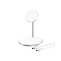 Choetech Wireless charger Choetech T581-F with stand (white)