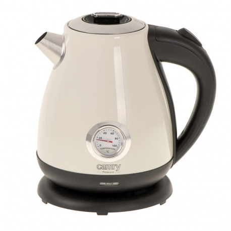 Camry Kettle with a thermometer CR 1344 Electric, 2200 W, 1.7 L, Stainless steel, 360 rotational bas