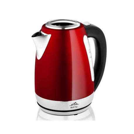ETA Kettle Ela Digi 959890010 Electric, 2200 W, 1.7 L, Stainless steel, 360 rotational base, Red