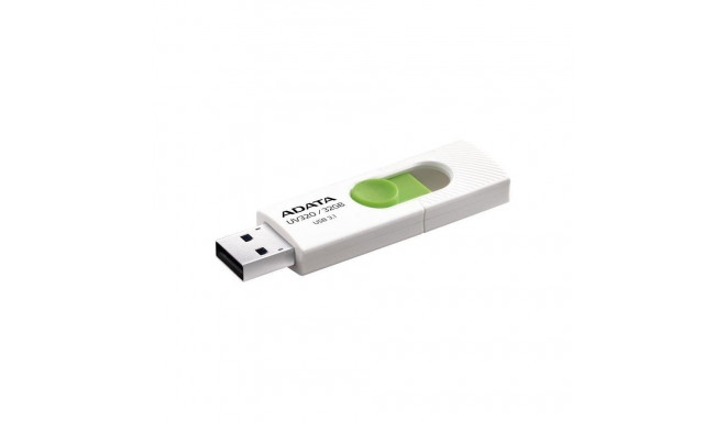 ADATA MEMORY DRIVE FLASH USB3.1 32GB/WHITE AUV320-32G-RWHGN