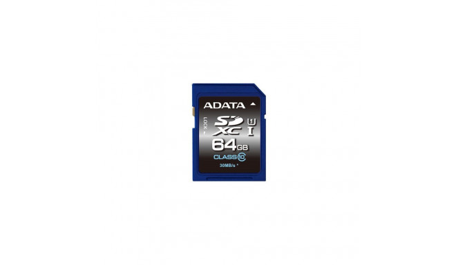 ADATA Premier 64 GB SDHC Flash memory class 10 No