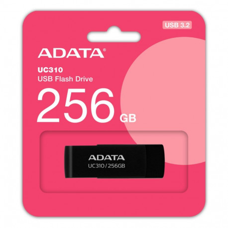 ADATA UC310 256GB USB Flash Drive, Black