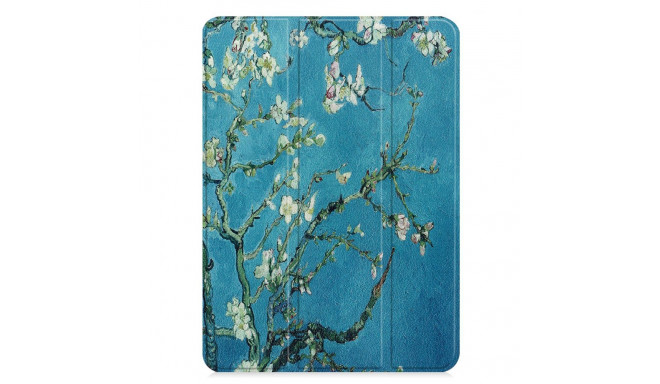 iLike Galaxy Tab S9 Plus 12.4 Tri-Fold Eco-Leather Stand Case Sakura