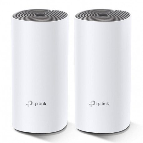 TP-Link C1200 Whole Home Mesh Wi-Fi System Deco E4 (2-pack) 802.11ac, 867+300 Mbit/s, 10/100 Mbit/s,
