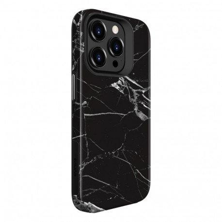 Evelatus Apple iPhone 15 Pro Max Armor case TPU+PC Customized Print Design Marble Black