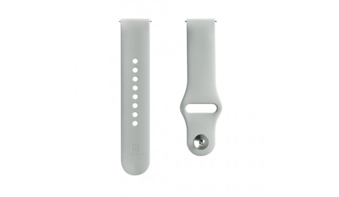 Evelatus Evelatus Watch 22mm Silicone Loop Watch Straps (130mm M/L) Silver