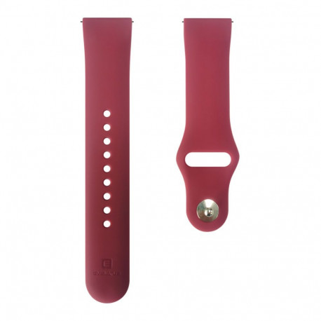 Evelatus Evelatus Watch 22mm Silicone Loop Watch Straps (130mm M/L) Plum