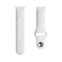 Evelatus 22mm Silicone Loop Watch Straps (S/M 110mm) White