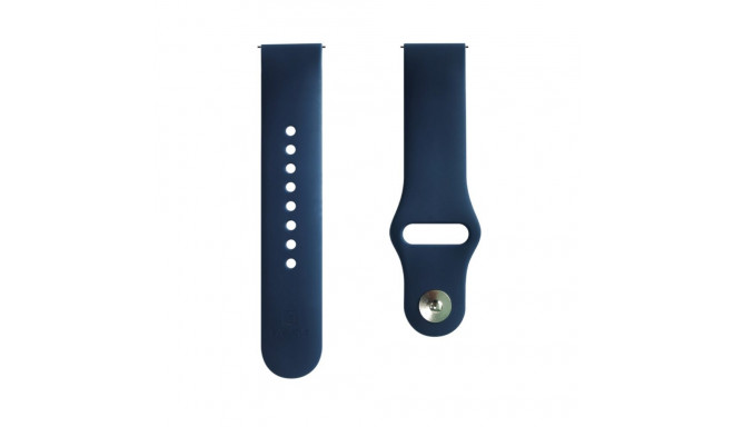 Evelatus Evelatus watch 22mm Silicone Loop Watch Straps (S/M 110mm) Blue