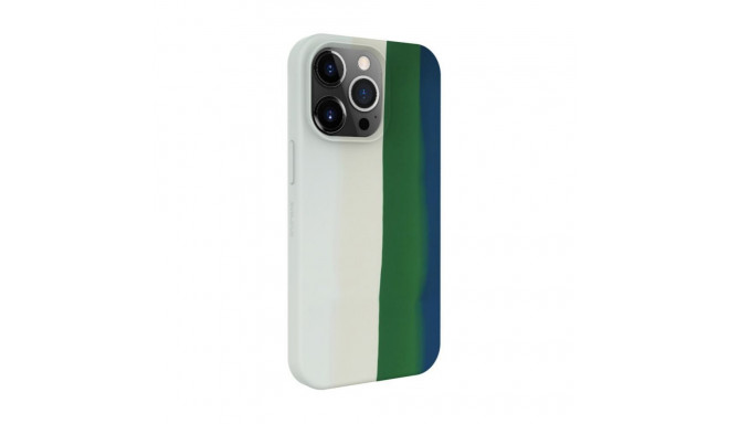 Evelatus Apple iPhone 14 Pro Silicone case Multi-Colored Green