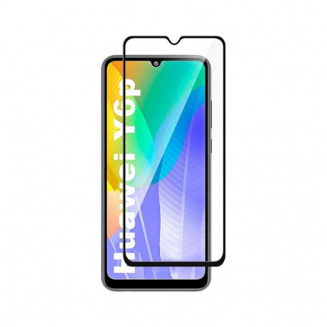 iLike Samsung Samsung A22 (Huawei Y6p) 2.5D Black Frame Full Glue