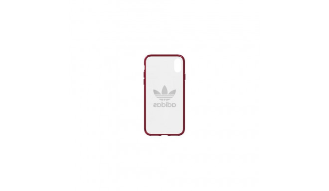 Adidas Apple iPhone X/Xs OR Clear Case Red