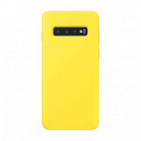 Evelatus Samsung Galaxy S10e Premium Soft Touch Silicone Case Light Yellow