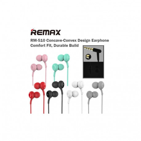 Remax Earphone RM-510 Universal 3,5mm Pink