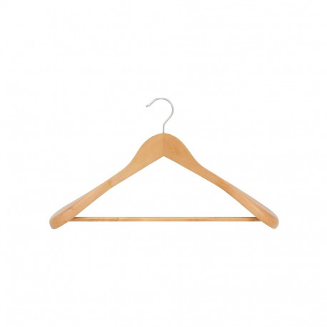 WOODEN COAT HANGER LSD001 NATURAL