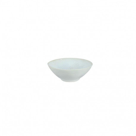 BOWL EMBOS OUTS GLAZE INSIDE WHITE 270ML