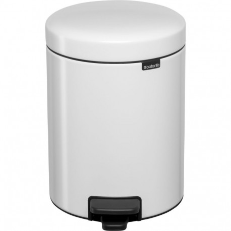 Brabantia Pedal Bin Newicon 5,0 L valge prügikast
